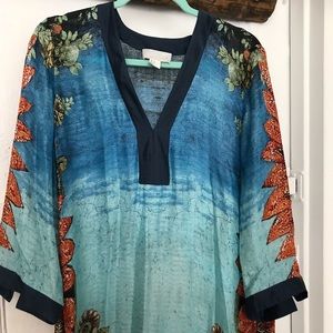 H&M conscious Collection Silk  Kaftan Dress